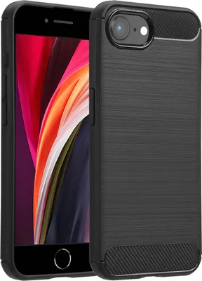 Produktbild von imoshion Brushed Back Cover iPhone 16e - Schwarz