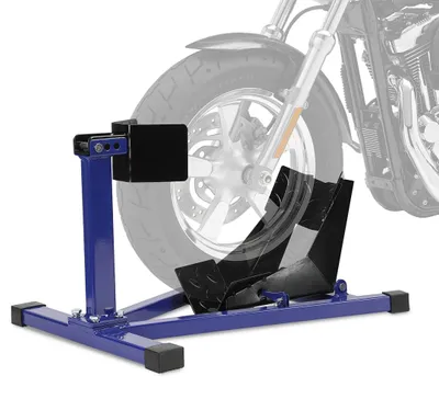 Produktbild von Vigevee Motorradständer Montageständer Motorrad Ständer  Motorradwippe Ständer Transportständer Standschiene Vorderrad Wippe