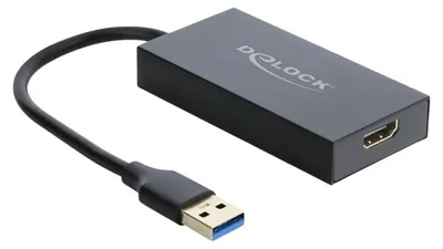 Productafbeelding van USB Type-A naar HDMI adapter voor 4K video en audio, geschikt voor PC en notebook