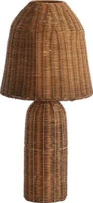 Zdjęcie produktu dla Light & Living - lampa stołowa - Mandor - brązowy - rattan - Ø 29cm - E27 - 1898383