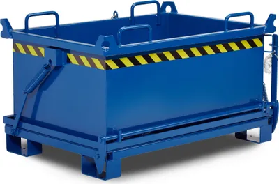 Produktbild von RR Industrietechnik Klappbodenbehälter Typ RBB-150 910x2000x1300mm 1500dm³ RAL 5010 Enzianblau