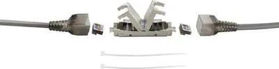 Produktbild von Renkforce Ultra Slim Connection Box Passend für (Netzwerk-Spezifikationen (CAT)): CAT 6a