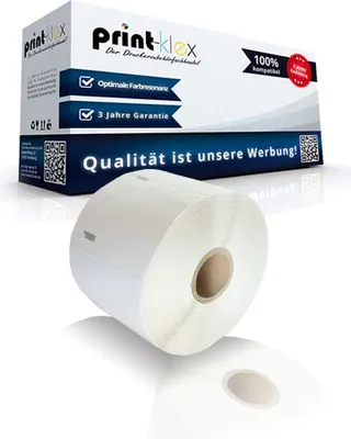 Produktbild von Kompatible Etiketten-Rolle für Dymo 11356 Labelwriter 450 Labelwriter 450Duo Labelwriter 450Series Labelwriter 450Turbo 11356 89mm x  41mm 300 Etiketten Büro Line Serie