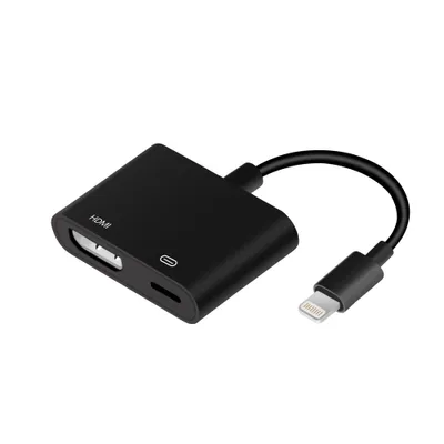 Produktbild von HDMI-Adapter für iPhone 2-in-1-Streaming- und Ladeanschluss 1080P-Digital-AV-Adapter für iPhone/iPad-Projektor/Monitor-Sync-Bildschirm