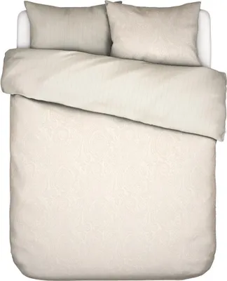 Produktbild von Essenza Satin-Bettwäsche-Garnitur  Fabrice Farbe Ivory Größe 200x200+2-80x80