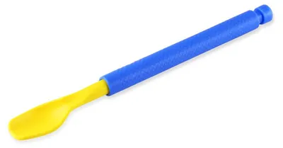 Immagine prodotto di Ark Therapeutics: posate sensoriali, cucchiaio Z-Spoon, multicolore, in plastica. Cucchiaio vibrante per il dispositivo Z-Vibe, progettato per stimolare la bocca durante l'assunzione di cibo.