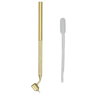Immagine prodotto di Penna per ritocchi di precisione, penna fluida angolata, penna per ritocchi di dettagli per la riparazione di schegge e graffi con pipetta