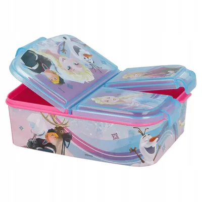 Zdjęcie produktu dla Stor - Disney Frozen - pudełko śniadaniowe 3 w 1, 15 x 9 x 7 cm