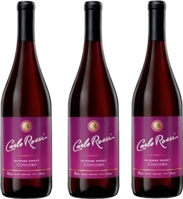 Produktbild von 3 x Carlo Rossi Concord Rotwein süß 11% vol. 0,75L
