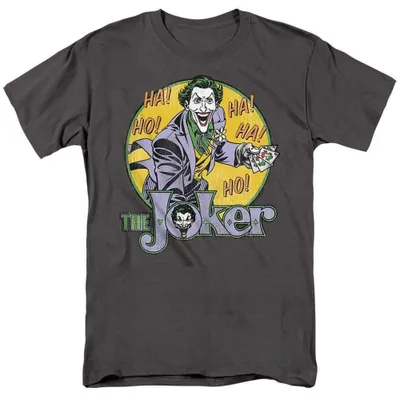 Produktbild von The Joker - T-Shirt für Herren/Damen Uni TV37188 (L) (Holzkohle)
