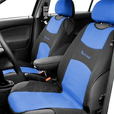 Obrázek produktu pro COMPASS Potah sedadla TRIKO přední 2ks modrý 31632