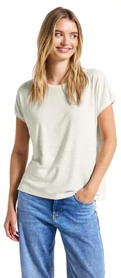 Produktbild von Street One Damen Shirt mit Glitzerstreifen