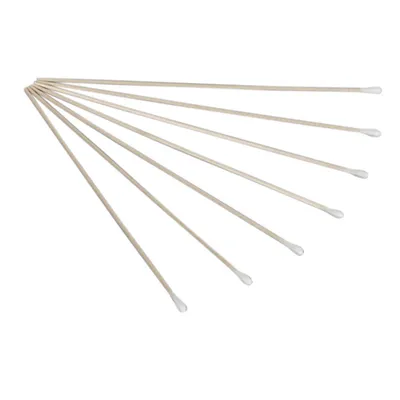 Zdjęcie produktu dla NOBA patyczki higieniczne drewniane 23 cm główka bawełniana 4-5 cm 100 szt