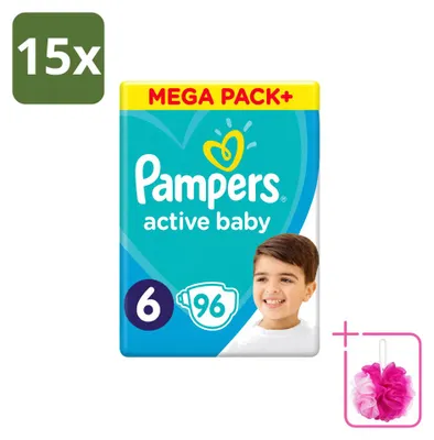 Produktbild von 15 x Pampers Active Baby Windeln Größe 6 15+ kg - Sparpackung - 15 Stücke