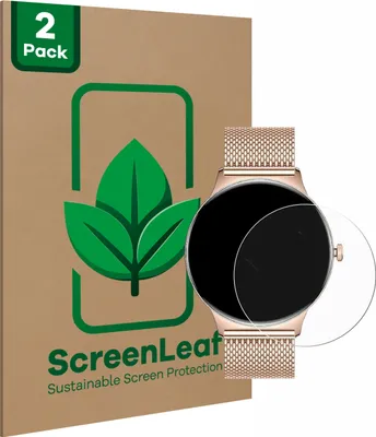 Produktbild von 2x ScreenLeaf Schutzfolie für LIGE FV12 1.43" nachhaltiger Displayschutz Display Schutz Folie Klar Transparent
