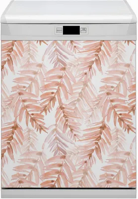 Produktbild von Abwaschbar 60x80 cm Geschirrspüle Magnetmatte Küche Dekorative  - Orangenblätter