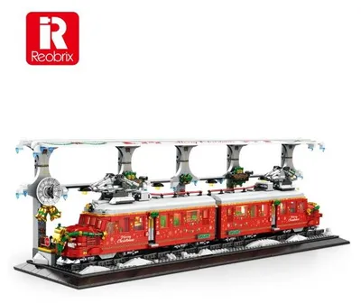 Produktbild von Weihnachtszug Klemmbaustein Set 2822 Teile