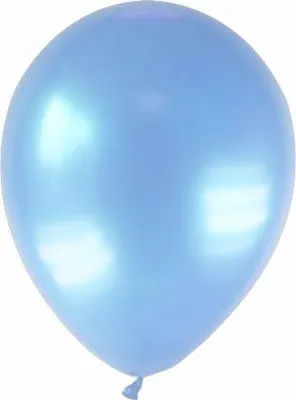 Produktbild von Party Zubehör Deko Luftballons 12 Stück hellblau 28 cm - Einheitsgröße