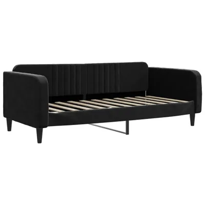 Immagine prodotto di Letto da Giorno Nero 90x190 cm in Velluto