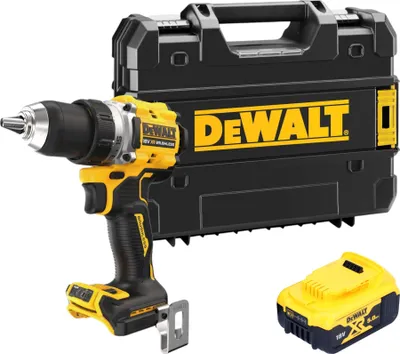 Produktbild von DeWalt DCD 800 NT Akku Bohrschrauber 18 V 90 Nm Brushless + 1x Akku 5,0 Ah + TSTAK - ohne Ladegerät