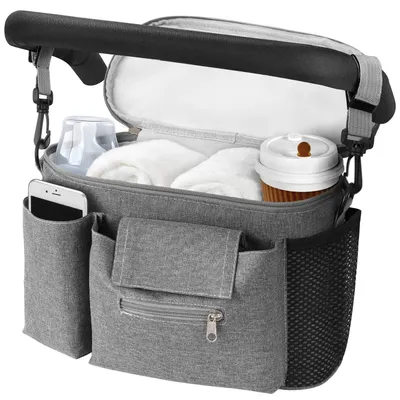 Productafbeelding van Upgraded Kinderwagen Organizer met Touchscreen Compartiment
