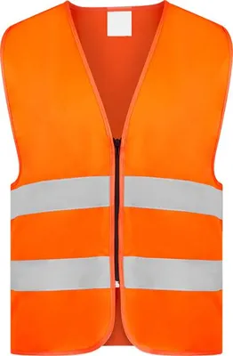 Productafbeelding van Korntex® functionele vest met rits, model "Cologne" - Rood - Maat L