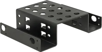 Immagine prodotto di DELOCK Einbaurahmen 2x 2.5" zu 5.25" Metall    schwarz