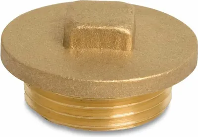 Produktbild von Gewindefitting Messing Stopfen 1 1/2" AG