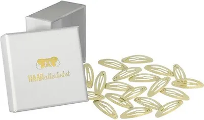 Produktbild von Haarspeldjes in goud, 20 stuks, 5 cm, inkl. Opbergdoos