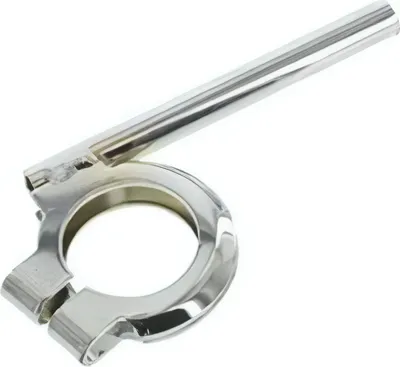 Produktbild von Simson Blinkleuchtenhalter, vorderer - verchromt - ø 10 mm - S50, S51, S70 mit M8-Innengewinde