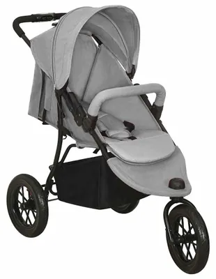 Produktbild von Kinderwagen - Sportwagen - Buggy - Babywagen - Kinderbuggy - Hellgrau - Einhand-Faltbar