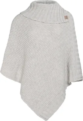 Produktbild von Knit Factory Nicky Gestrickter Poncho - Beige - One Size