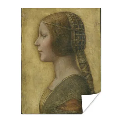 Obrázok produktu pre MuchoWow® Plagát - La Bella Principessa - Leonardo da Vinci - 30x40
