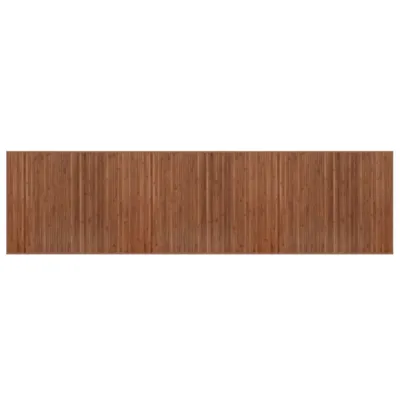Produktbild von vidaXL Teppich Rechteckig Braun 80x300 cm Bambus