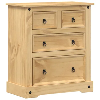 Zdjęcie produktu dla vidaXL Komoda Corona 80x43x91 cm lite drewno sosnowe