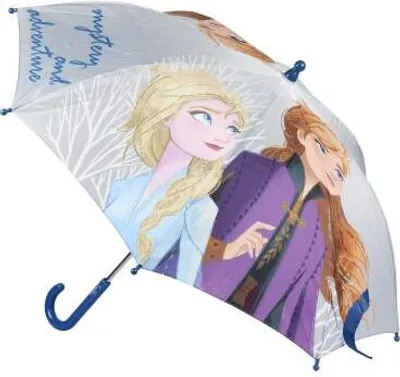 Produktbild von Disney Frozen Automatik-Regenschirm für Mädchen, Grau