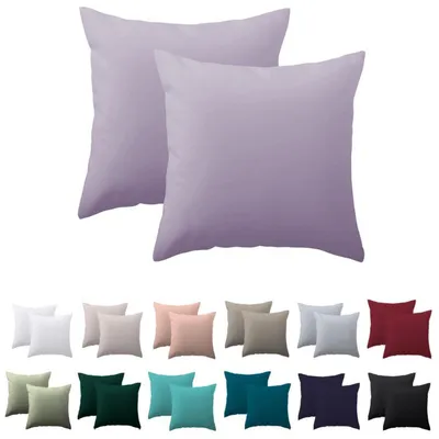 Obrázok produktu pre Poťahy na vankúše, 40x40 cm, 2 kusy, farba: levanduľa, materiál: 100% mikrovlákno