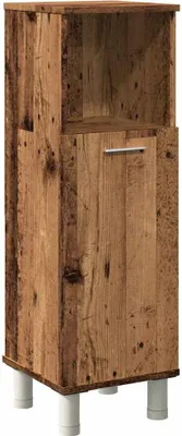Obrázek produktu pro vidaXL Koupelnová skříňka vzhled starého dřeva 30x30x95 cm materiál na bázi dřeva