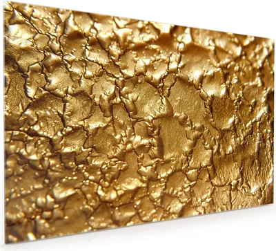 Produktbild von Küchenrückwand Spritzschutz Glas mit Motiv Goldene Struktur 40 x 40 cm