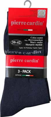 Produktbild von Pierre Cardin Herren Business Socken Strümpfe Dunkelblau 39-42 3 Paar