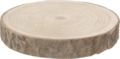 Image de HOME STYLING COLLECTION Cercles en bois Dessous de plat en bois décoratif 18-23 cm