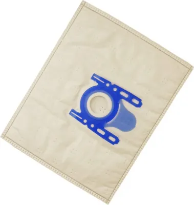A single vacuum cleaner bag is shown against a white background.