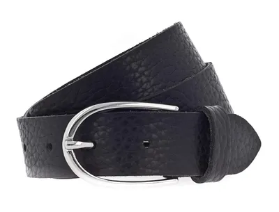 Produktbild von Vanzetti Leder Gürtel Glitter Radiance 30mm Metallic Belt W90 Black Metallic schwarz