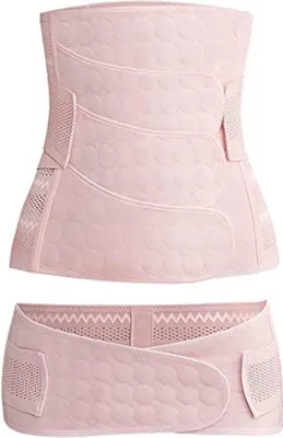 Produktbild von Famanu Postpartum Bauchband 3-in-1 - Rosa