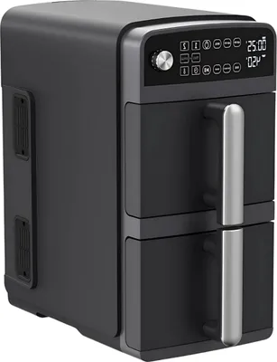 Immagine prodotto di Mini forno - Friggitrice ad aria calda - Grill - Teglia - Cottura sana e veloce - 11 programmi - 1800 W - Display LED - 5 accessori tra cui spiedo rotante e ricettario