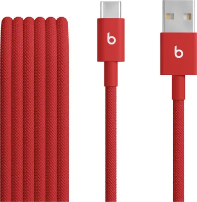 Produktbild von Apple Beats USB Kabel USB 2.0 1,5 m USB A USB C Rot