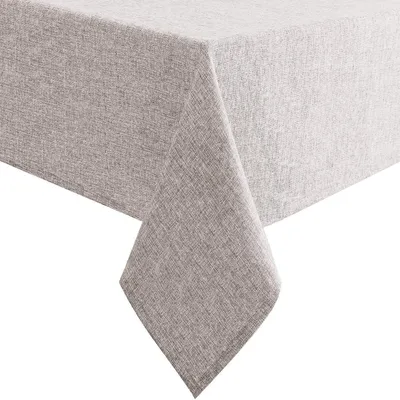 Produktbild von Tischdecke Leinenoptik Wasserabweisend 135 x 260 cm Stein