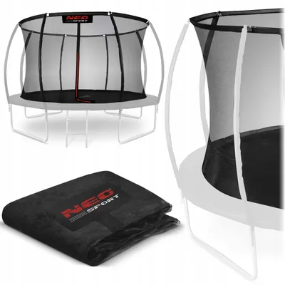 Image de Neo-Sport Filet de sécurité Trampoline Intérieur 374 cm 12ft Solide