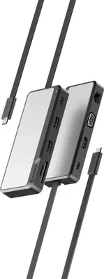 Imagen del producto de Alogic FUPHDVG1 Alogic DockingStation Travel Fusion Pro 8in1 USB-C