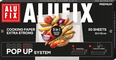 Produktbild von Alufix Backpapier 50 Blatt 33x27 cm